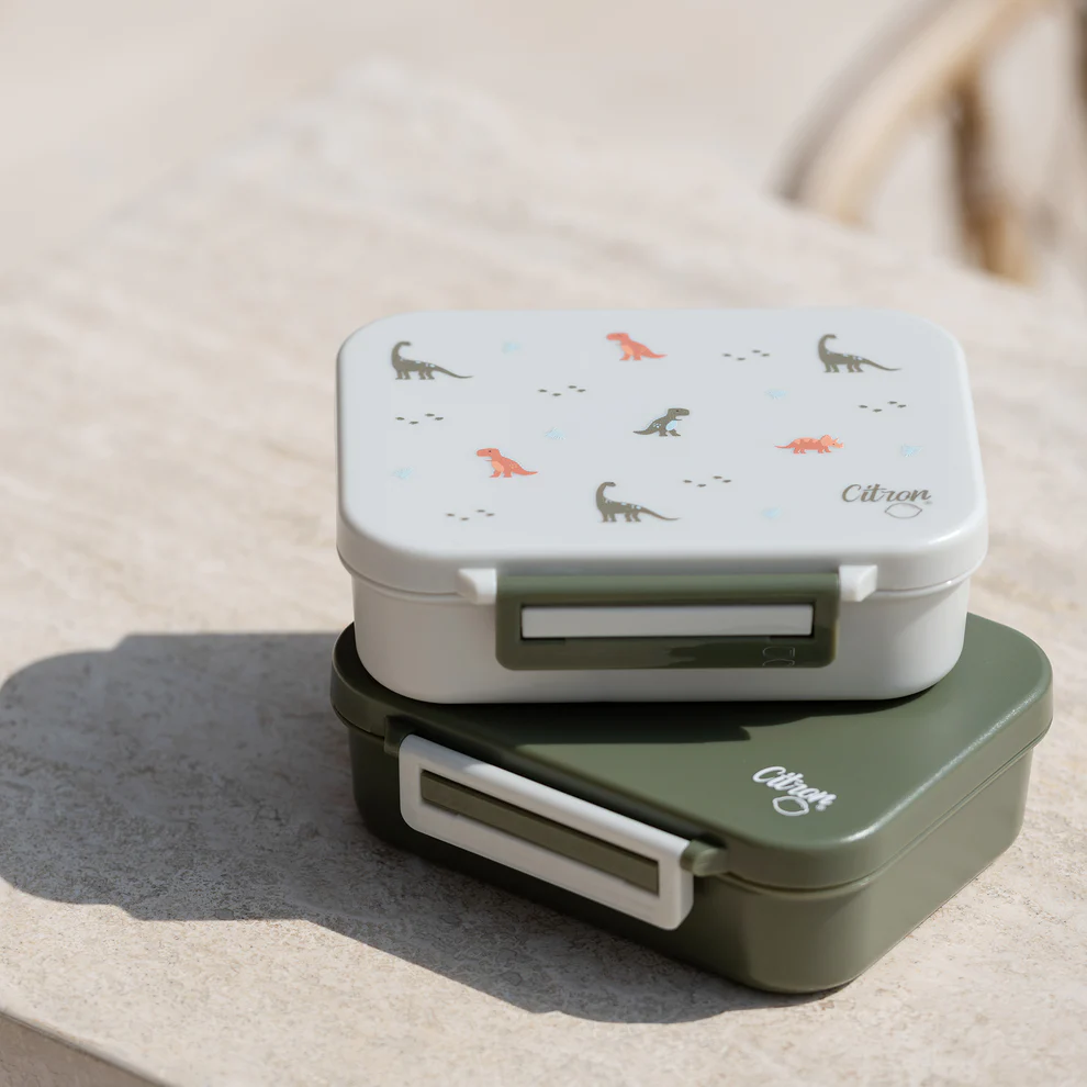 Citron Absolut Tritan Snack Box with 3 Compartments