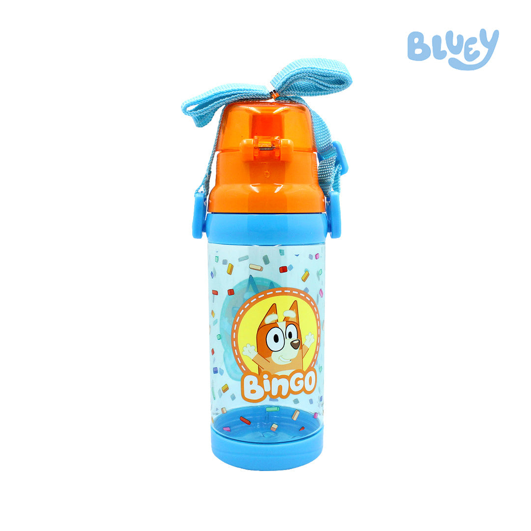 Totsafe Bluey Plastic Water Bottle with Strap (500ml)
