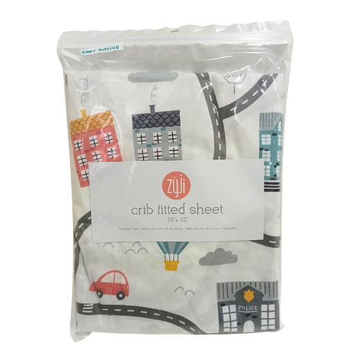 Zyji Fitted Sheet for Wooden Cribs (28" x 52")
