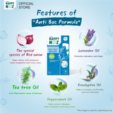 Happy Noz Adults Anti-Bacterial + Tea Tree Oil