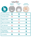 Babymoov Lovenest Natural Care Anti-Bacterial Anti Flat-Head Ergonomic Pillow