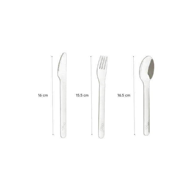 Citron Cutlery Set with Silicone Case