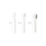 Citron Stainless Steel Cutlery with Pouch