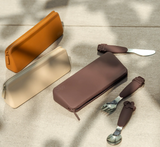 Citron Silicone Cutlery Set with Pouch