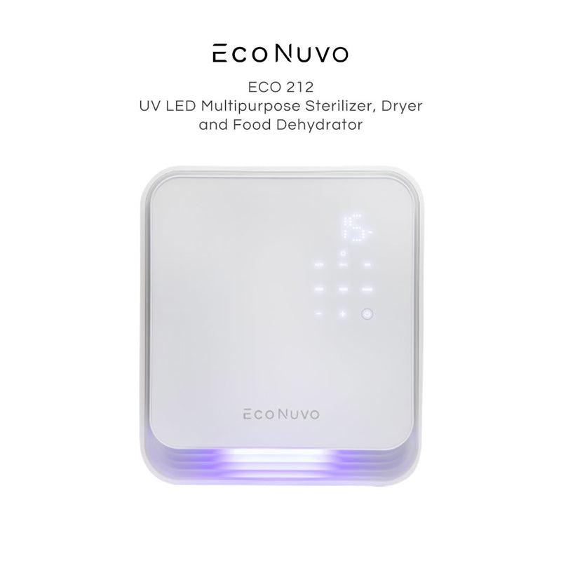 EcoNuvo UV LED Multipurpose Sterilizer, Dryer, and Food Dehydrator (ECO212)