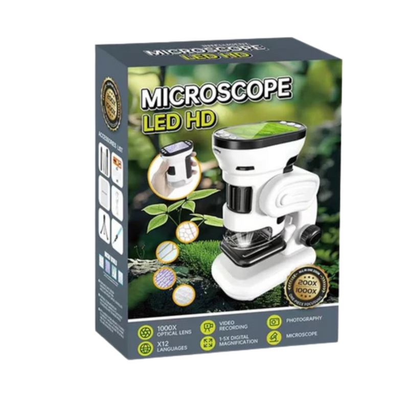 Kiddora Kids 3-Way Microscope LED HD