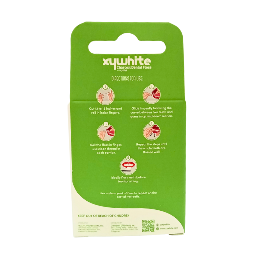 Xywhite Charcoal Dental Floss