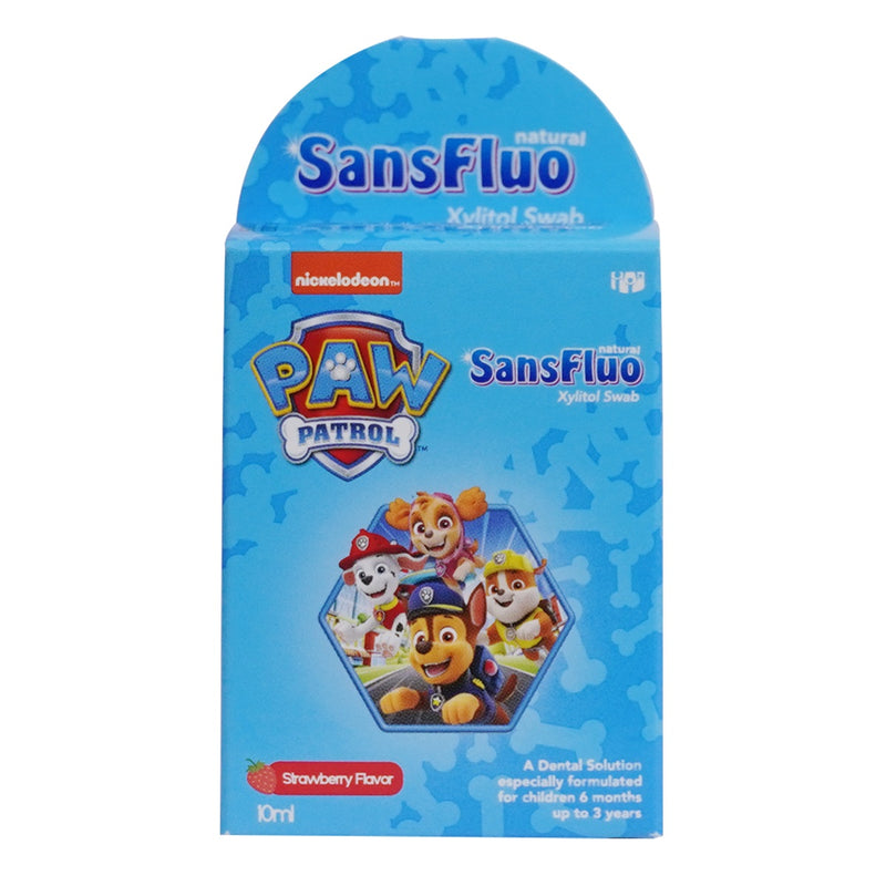 SansFluo Natural Xylitol Swab
