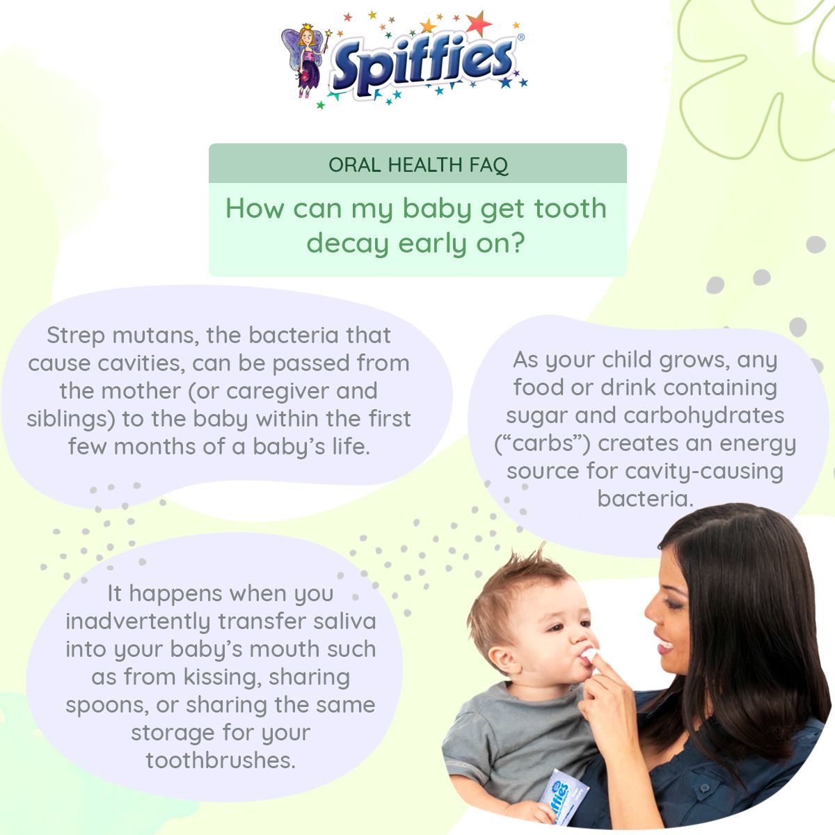 Spiffies Baby Teething & Gum Wipes