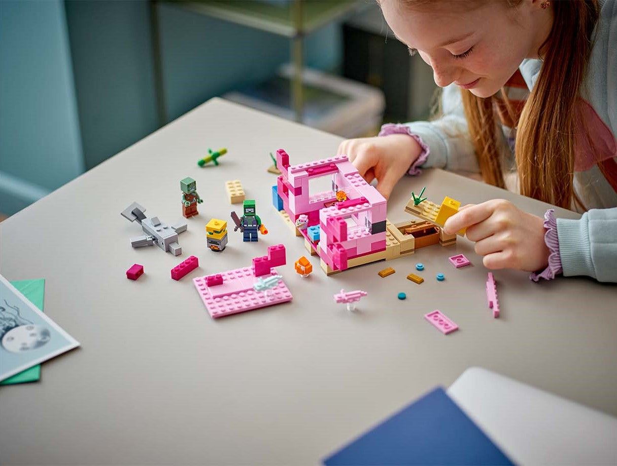 Lego Minecraft The Axolotl House