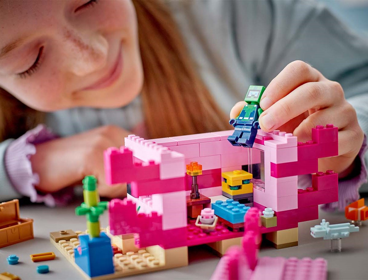 Lego Minecraft The Axolotl House