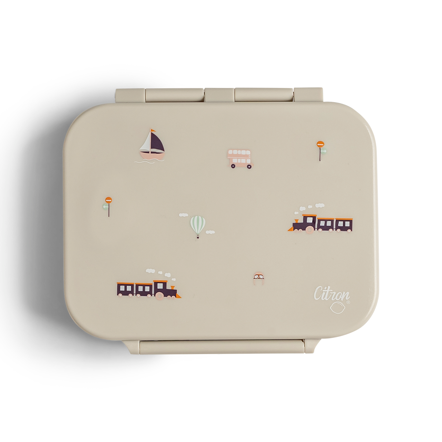 Citron Absolut Tritan Snack Box with 3 Compartments