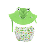 Zoocchini Baby UPF50 Swim Diaper & Sunhat Set