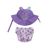 Zoocchini Baby UPF50 Swim Diaper & Sunhat Set
