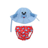 Zoocchini Baby UPF50 Swim Diaper & Sunhat Set
