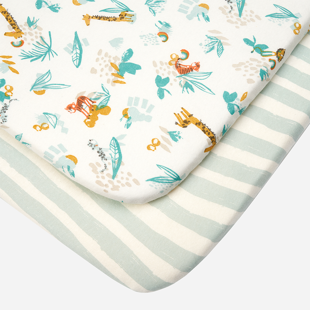 Tutti Bambini Fitted Sheets - Twin Pack