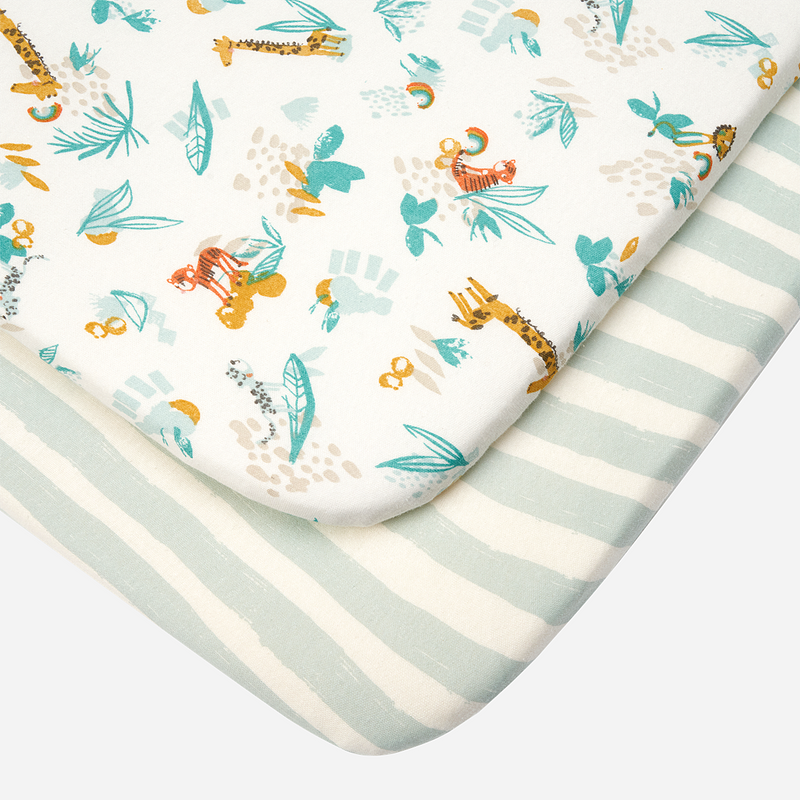 Tutti Bambini Fitted Sheets - Twin Pack