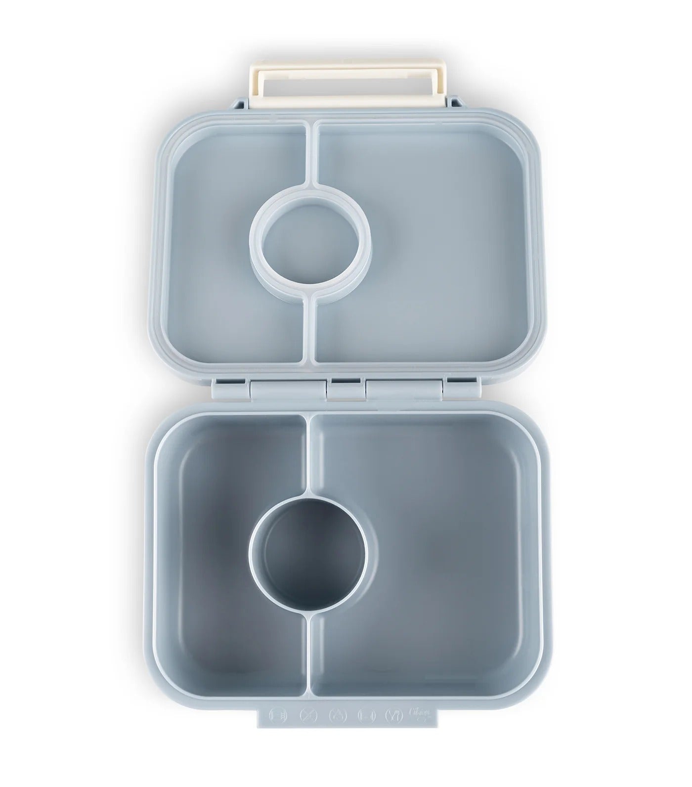 Citron Absolut Tritan Snack Box with 3 Compartments