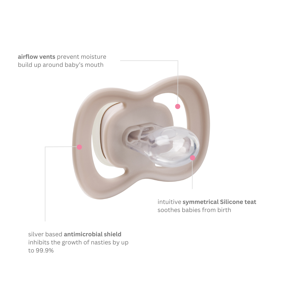 B.Box Pacifier (0-6m) - Blush/Latte