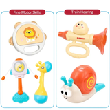 Kodomo Playhouse Cute Musical Rattle Toys 5pc set