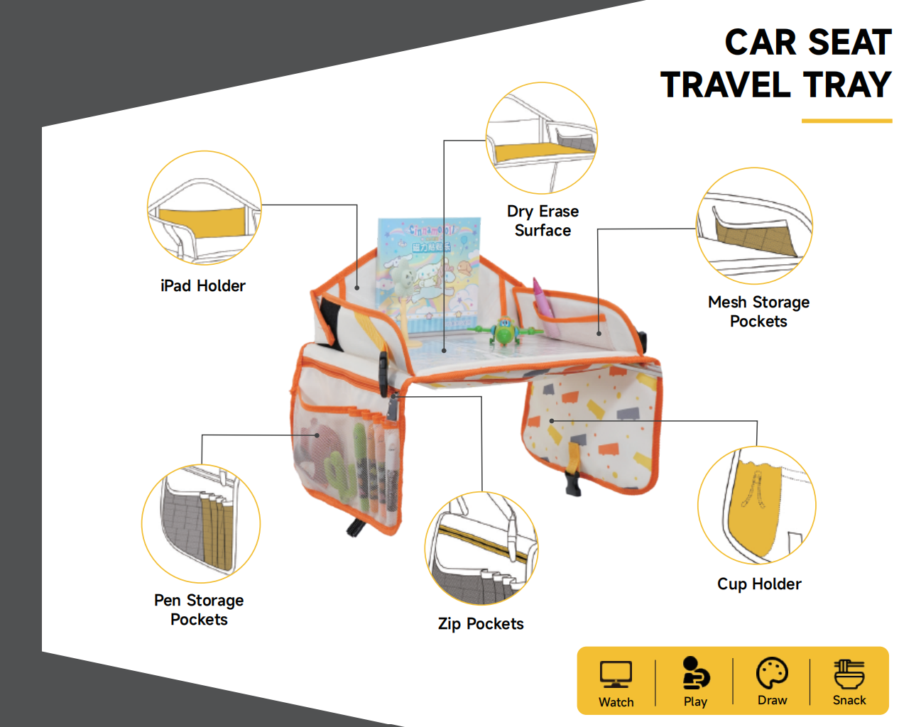 Jovikids Car Seat Tray
