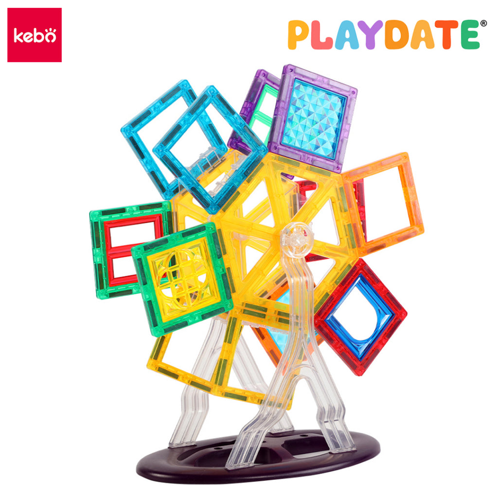 Playdate Kebo Magnetic Ferris Wheel 76pcs