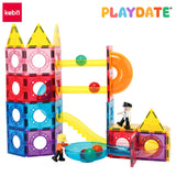 Playdate Kebo Magnetic Marble Run 120pcs