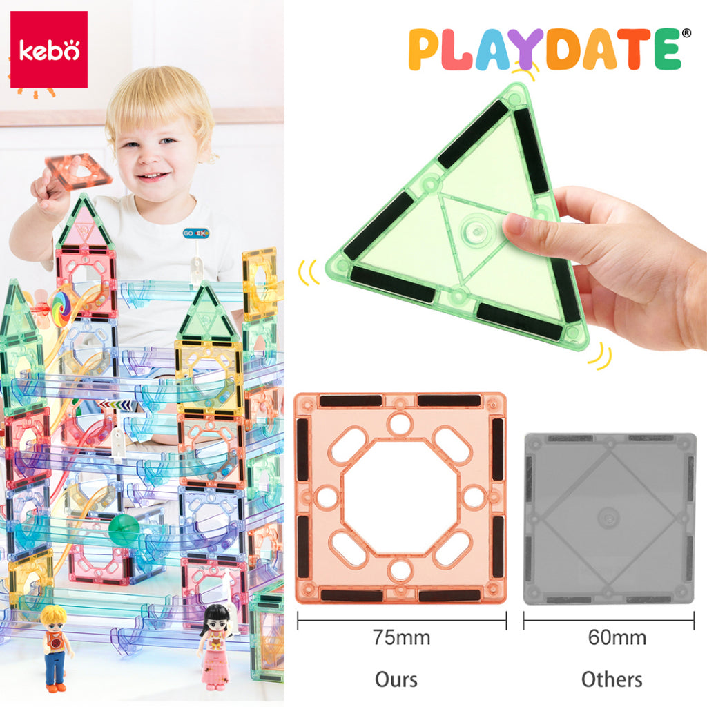 Playdate Kebo Magnetic Marble Run Paradise