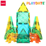 Playdate Kebo Magnetic Jungle Animals 56pcs