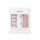 Lulujo Mini Muslin Receiving Blankets (Set of 3)