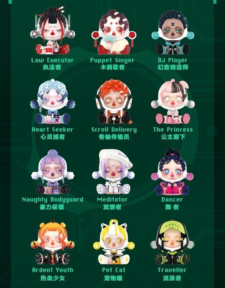 Pop Mart Skull Panda City Of Night Blind Box