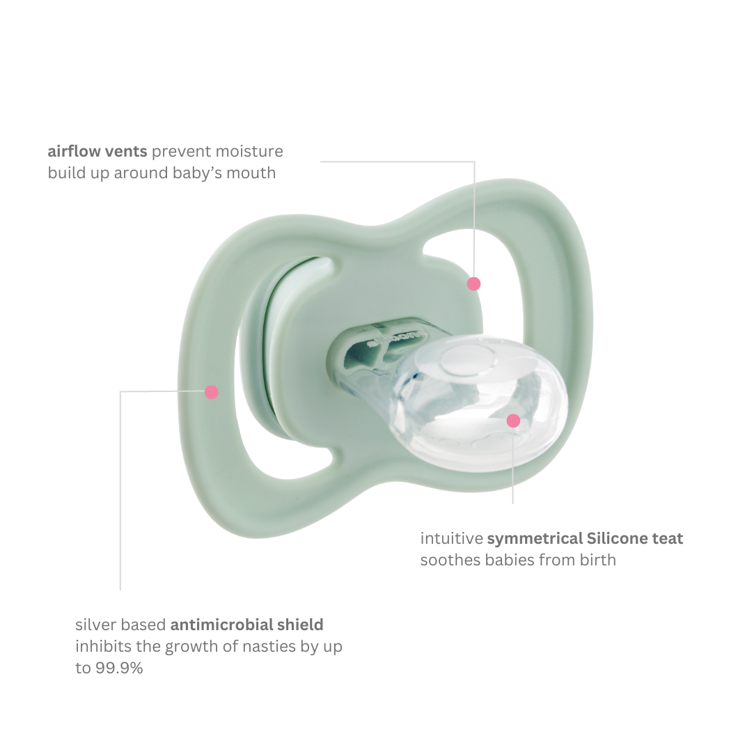 B.Box Pacifier (0-6m) - Sage/Vanilla