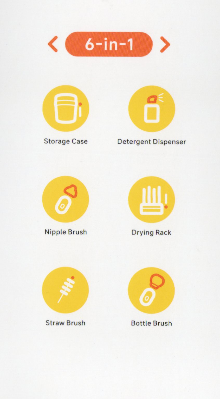 Jovikids Portable Bottle Brush Set