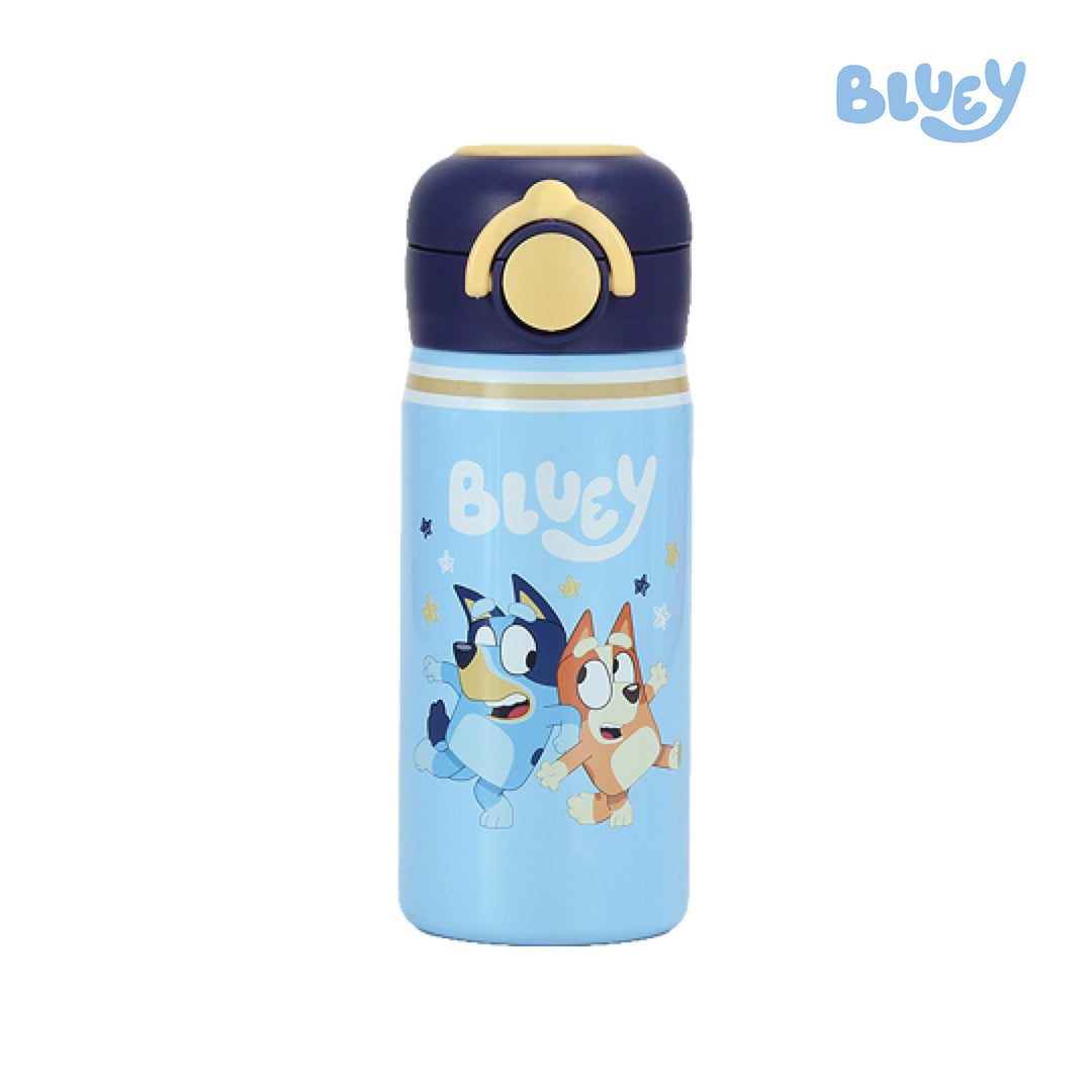 Totsafe Bluey Kids Stainless Steel Insulated Sippy Bottle (w/sippy & straw replacement)