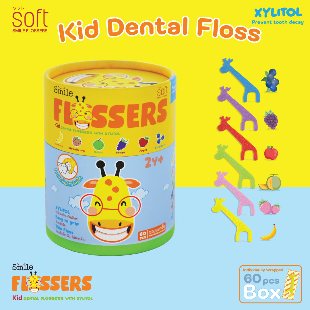 Smile Soft Flossers Kid Dental Floss