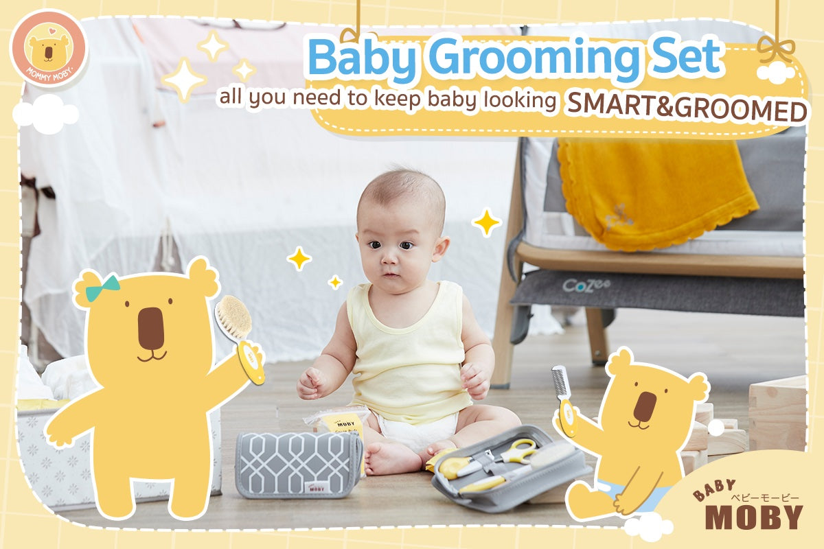 Baby Moby Grooming Kit with Portable Case