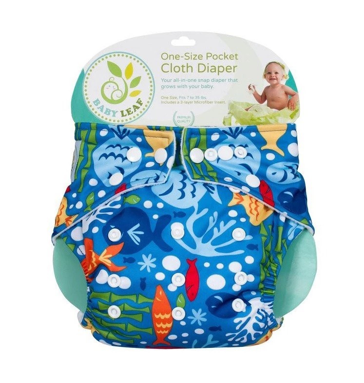 Baby Leaf One-Size Cloth Diapers - Mighty Baby PH