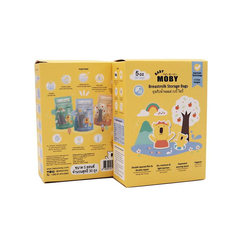 Baby Moby Breastmilk Storage Bags 5oz