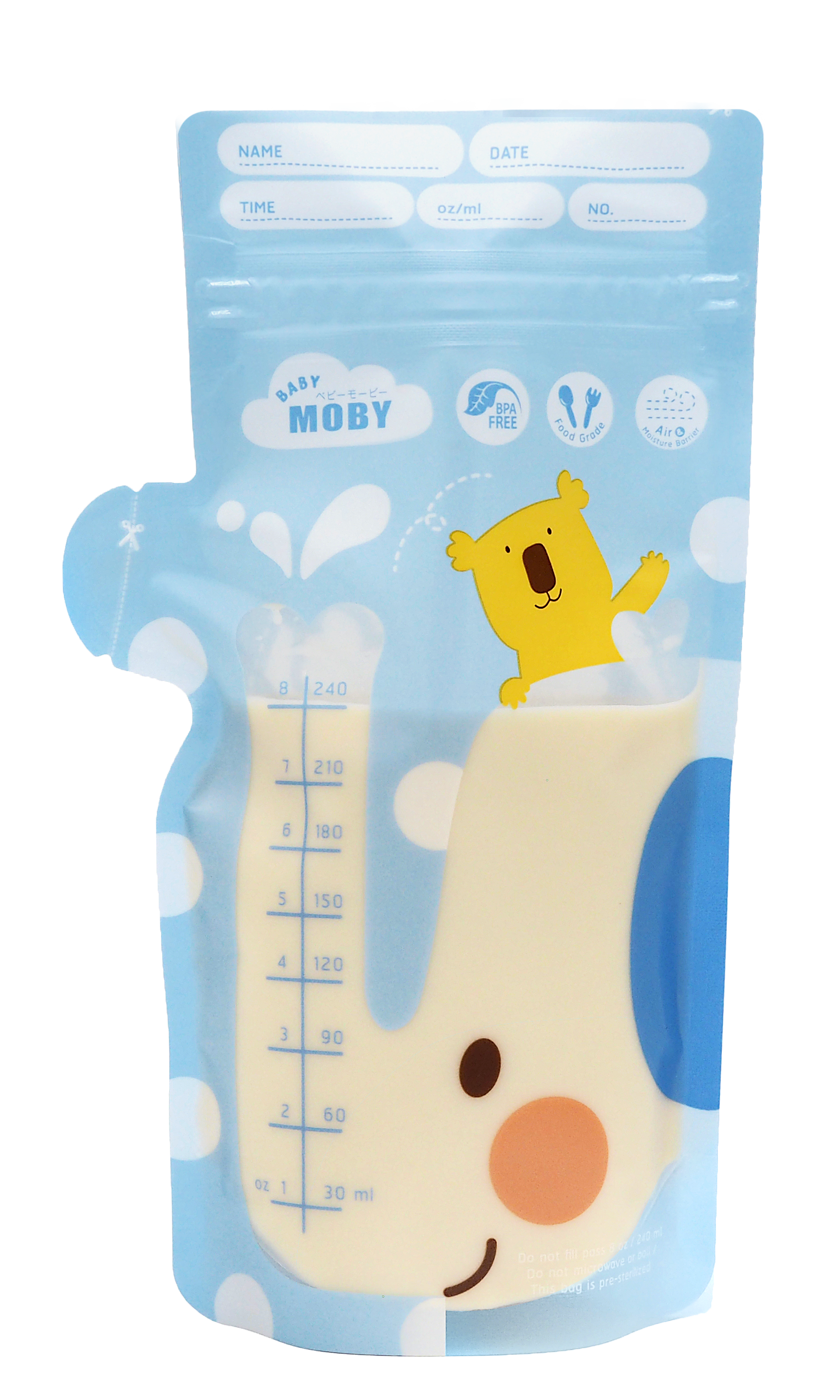 Baby Moby Breastmilk Storage Bags 8oz