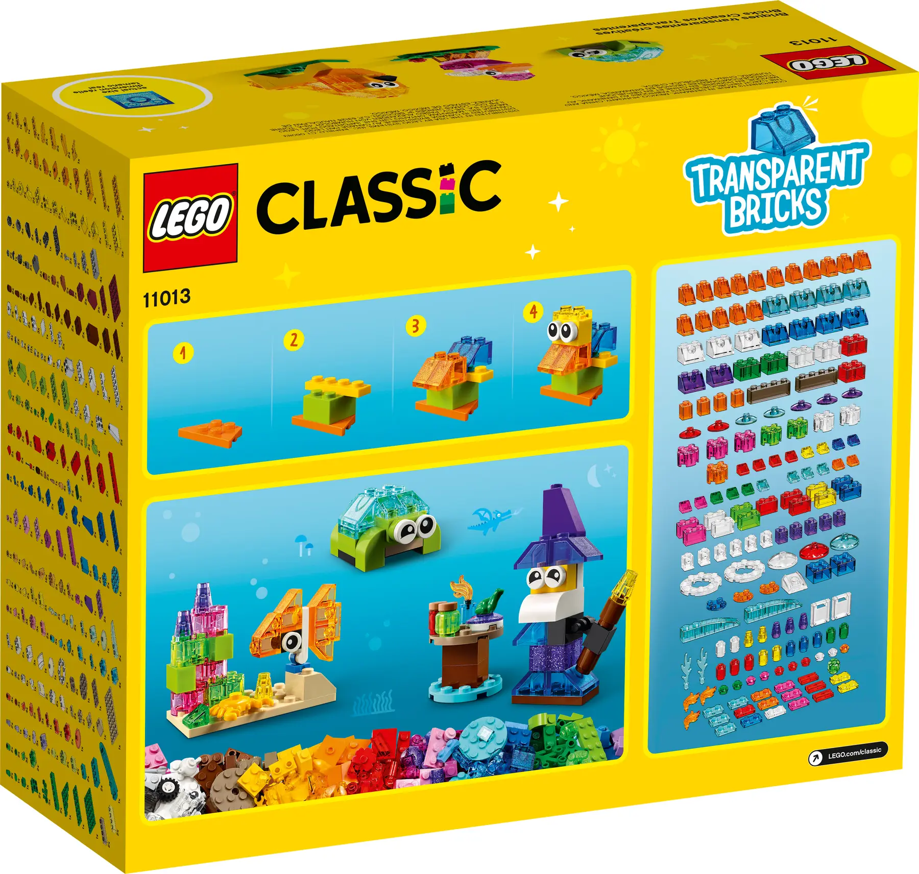 Lego Classic Creative Transparent Bricks