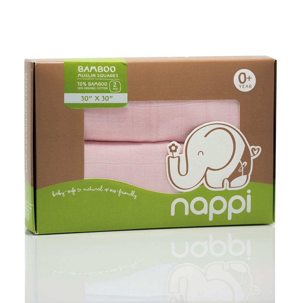 Nappi Baby Muslin Squares 2's - Mighty Baby PH