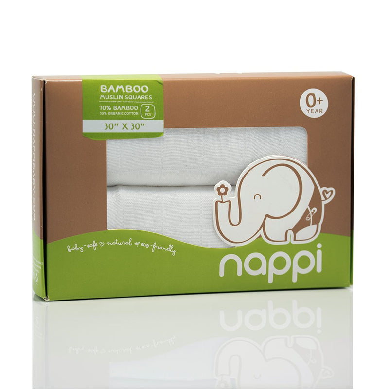 Nappi Baby Muslin Squares 2's - Mighty Baby PH