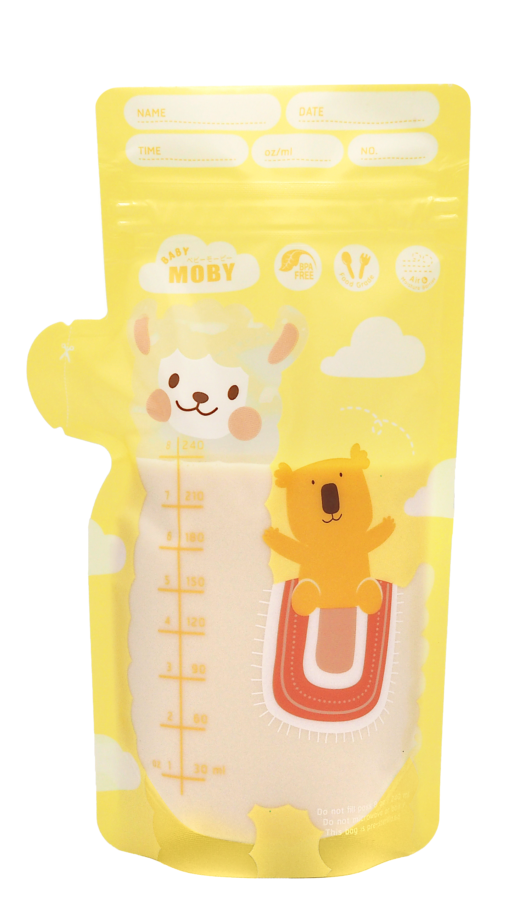 Baby Moby Breastmilk Storage Bags 8oz