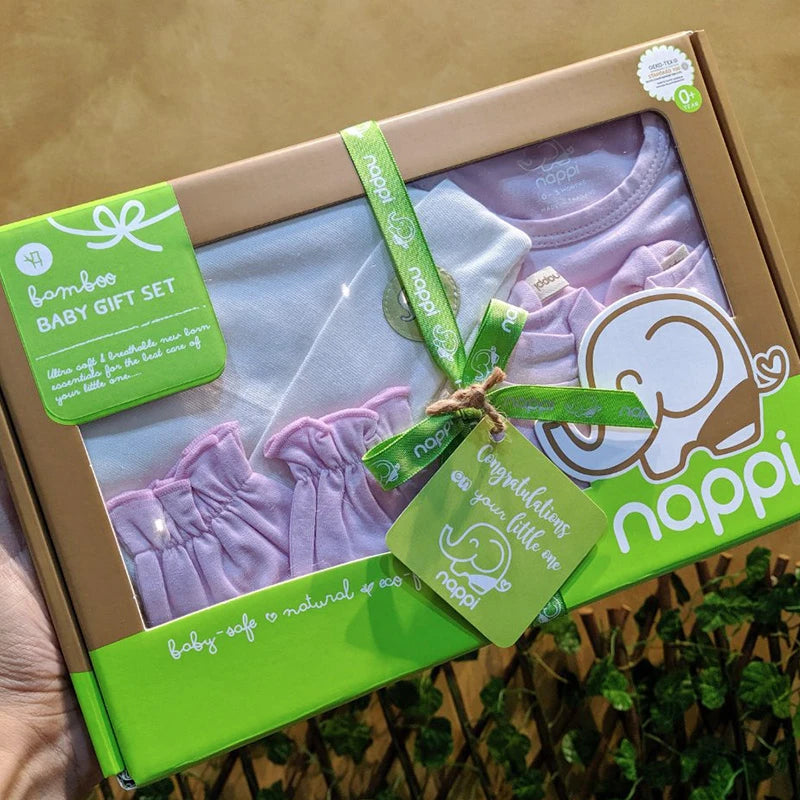 Nappi Bamboo Newborn Giftset - Mighty Baby PH