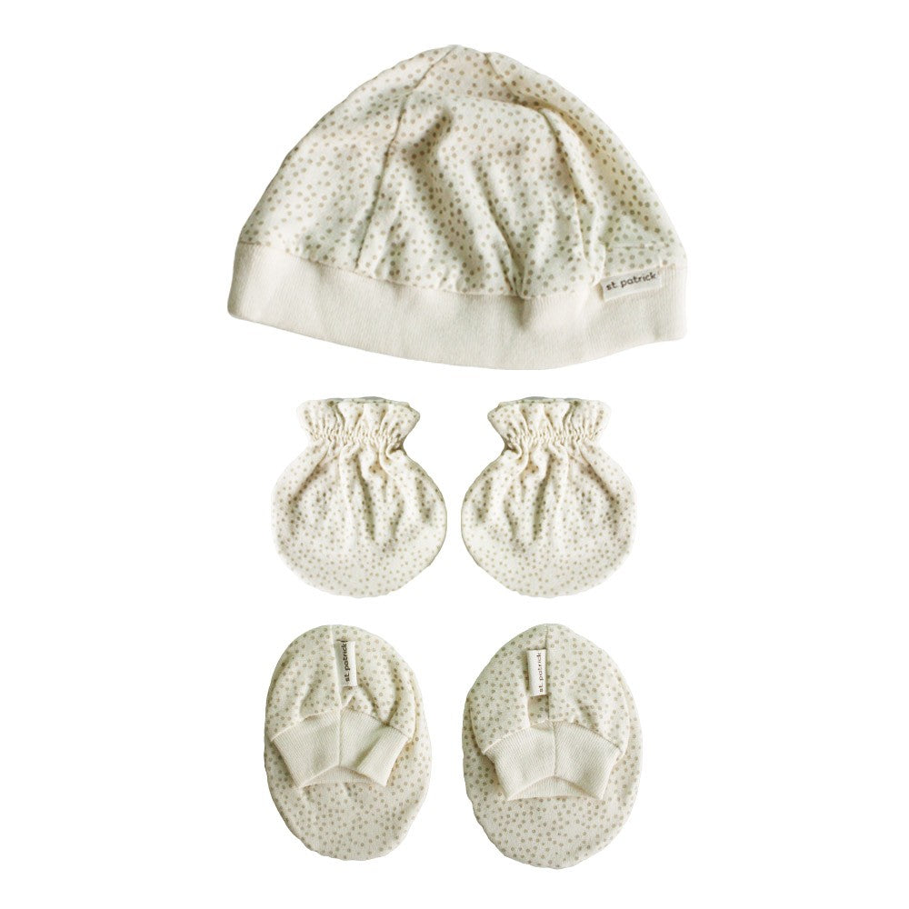 St. Patrick Organic Mittens, Beanie, Booties Pack - Mighty Baby PH