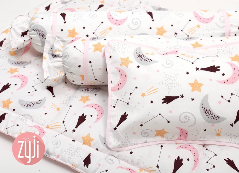 Zyji 7 PC Bedding Set for Wooden Cribs (28"x 52")