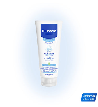 Mustela 2 in 1 Cleansing Gel 200ml (Normal Skin) - Mighty Baby PH