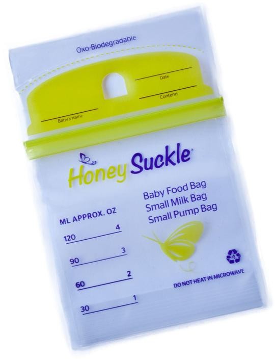 Honeysuckle Small Breastmilk Bags - 4 Oz (25 pcs) - Mighty Baby PH