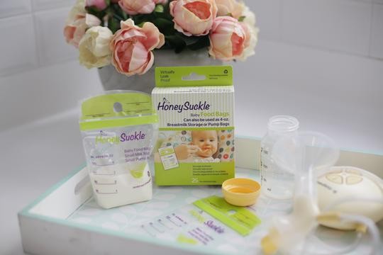Honeysuckle Small Breastmilk Bags - 4 Oz (25 pcs) - Mighty Baby PH