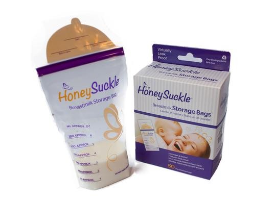 Honeysuckle Small Breastmilk Bags - 6 oz (25 pcs) - Mighty Baby PH